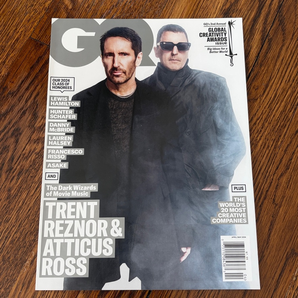 GQ Magazine - April/May 2024 - Trent Reznor - NEVER READ!! men’s magazines music